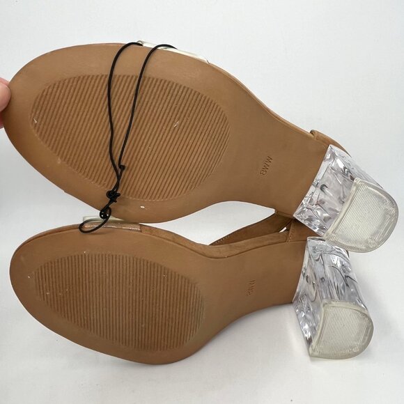 New Torrid Brown Translucent Block Heel - Size 8WW - Picture 13 of 14